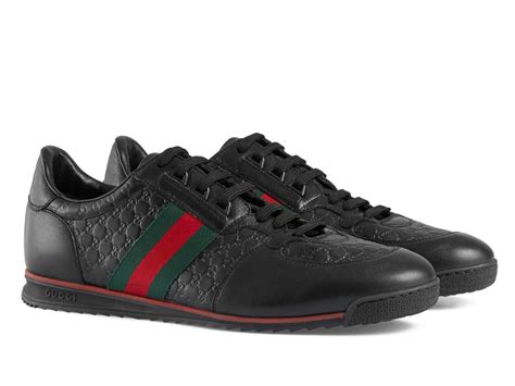 scarpe gucci nere uomo|gucci trendy sneakers.